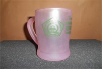 souvenir gelas murah, mug gelas oval 2