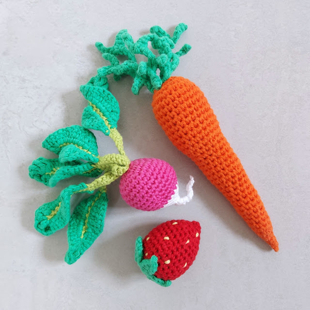 Crochet vegetables