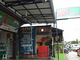 Toko ponsel Adit Cellular, jalan Yos Sudarso III, Sangatta, Kutim