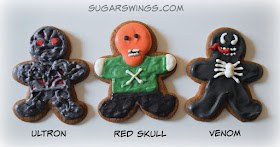 Ultron Red Skull Venom cookies