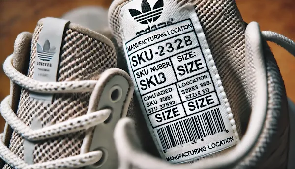 Inside Label of a Shoe