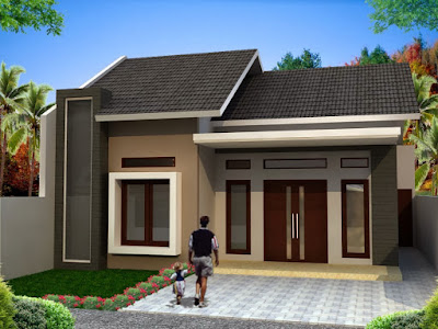 desain rumah kecil sederhana terbaru 