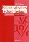 Mathematisches Fachwörterbuch: Englisch-Deutsch, Deutsch-Englisch