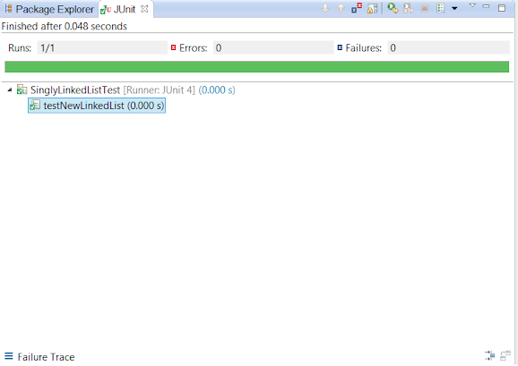 Simple JUnit Example - Unit test for Linked List in Java