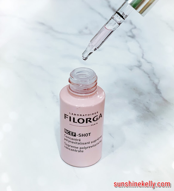 FILORGA NCEF-SHOT Supreme Polyrevitalising Concentrate, Filorga, anti-aging treatment, Beauty Review, Beauty