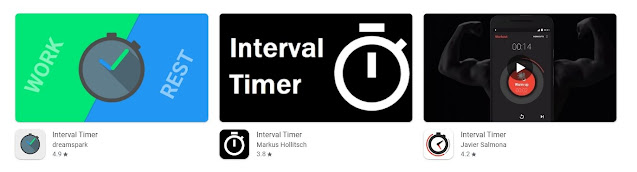 GooglePlayのインターバル・タイマーアプリ