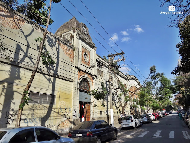 Vista ampla da fachada da Antiga Fábrica da Alpargatas - Mooca - São Paulo