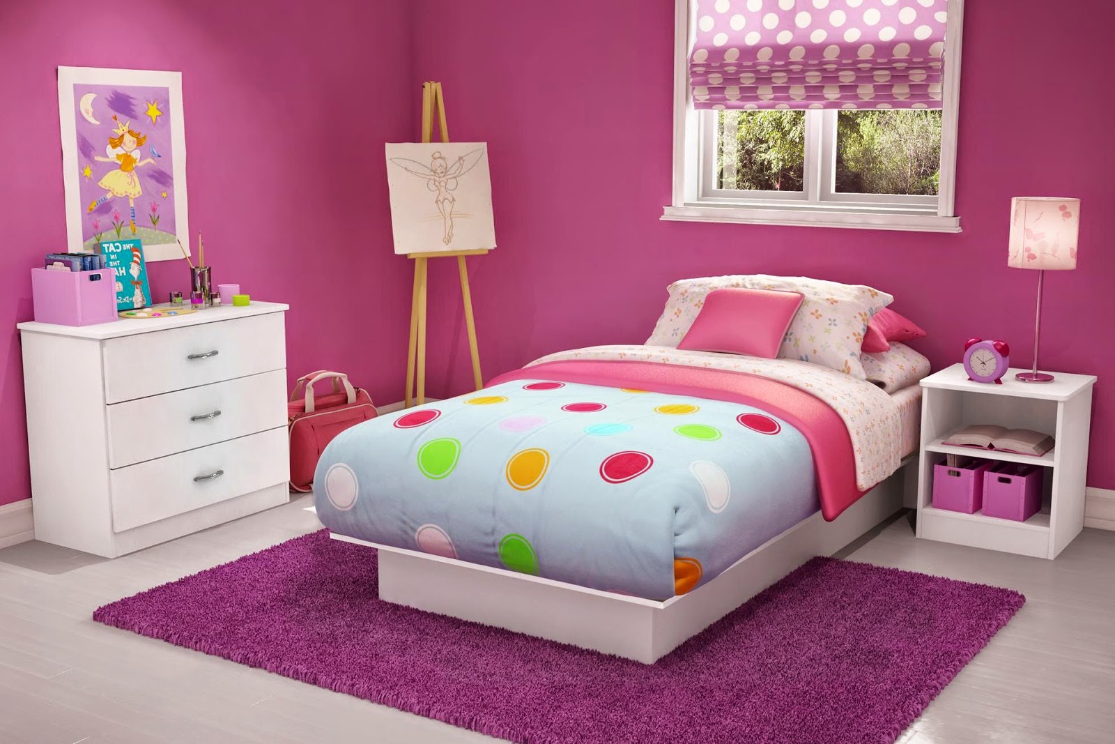  Desain  Kamar  Bertema Pink Bagus  Deh Buat Remaja Putri 