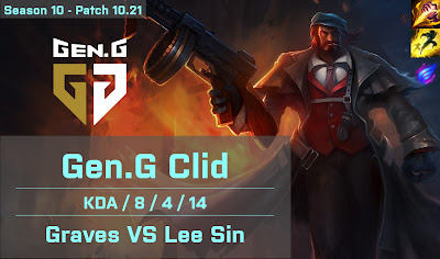 Gen G Clid Graves JG vs DRX Pyosik Lee Sin - KR 10.21