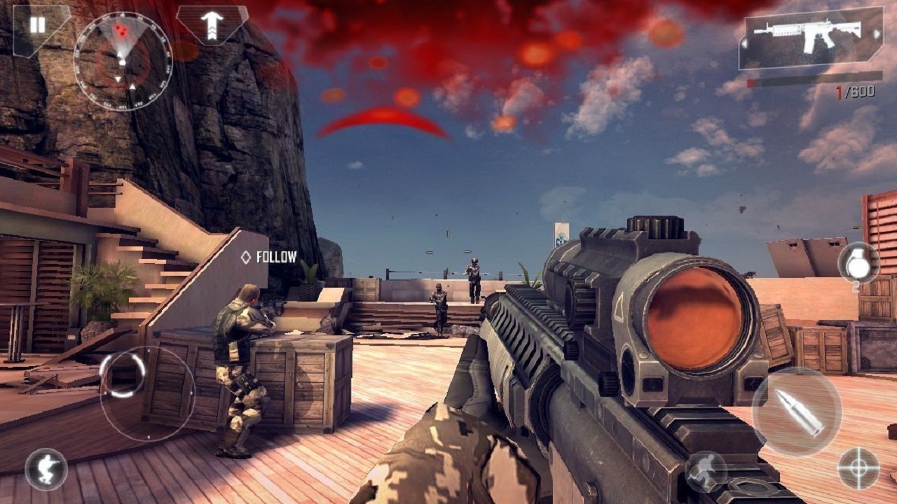 Download, Modern Combat 4 Zero Hour For Android(1.3GB