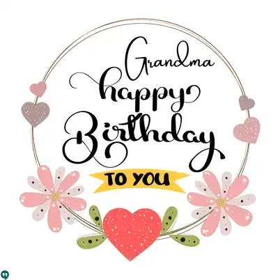 grandma happy birthday to you heart images