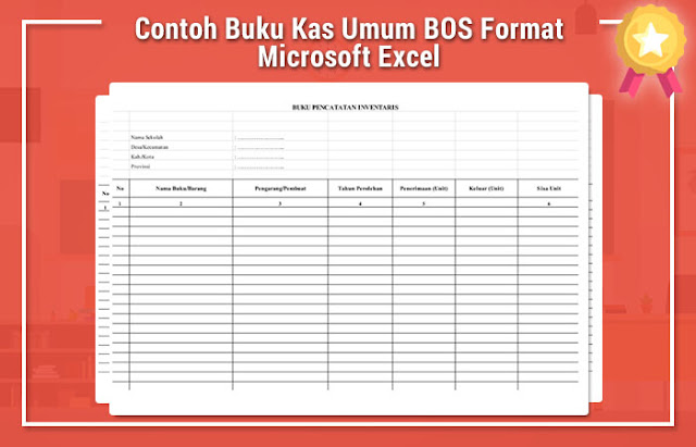 Contoh Buku Kas Umum BOS Format Microsoft Excel