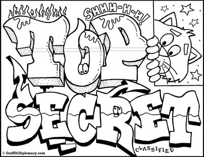 Unique Graffiti Word Art