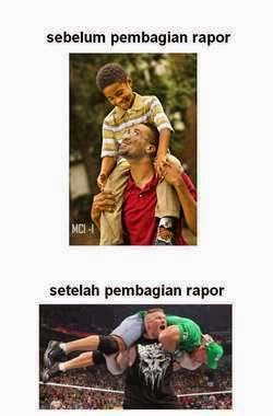 gambar lucu ambil rapot