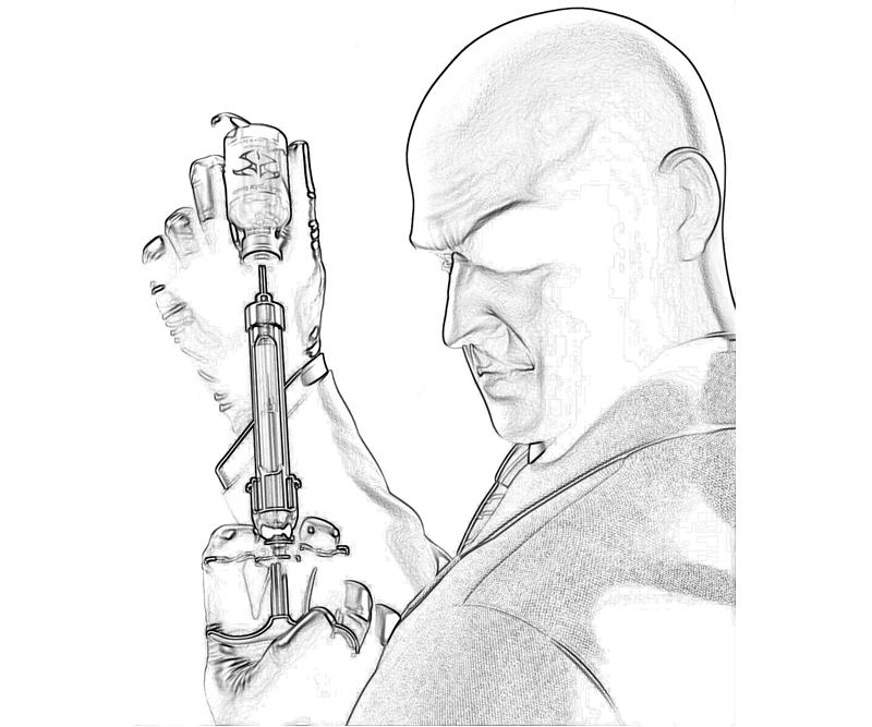 printable-hitman-absolution-agent-47-shoot_coloring-pages