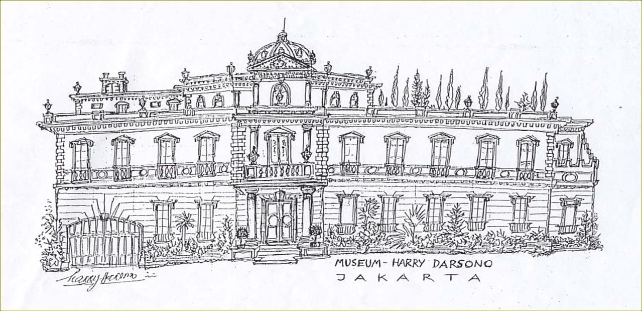 Sketsa Gambar Istana Negara