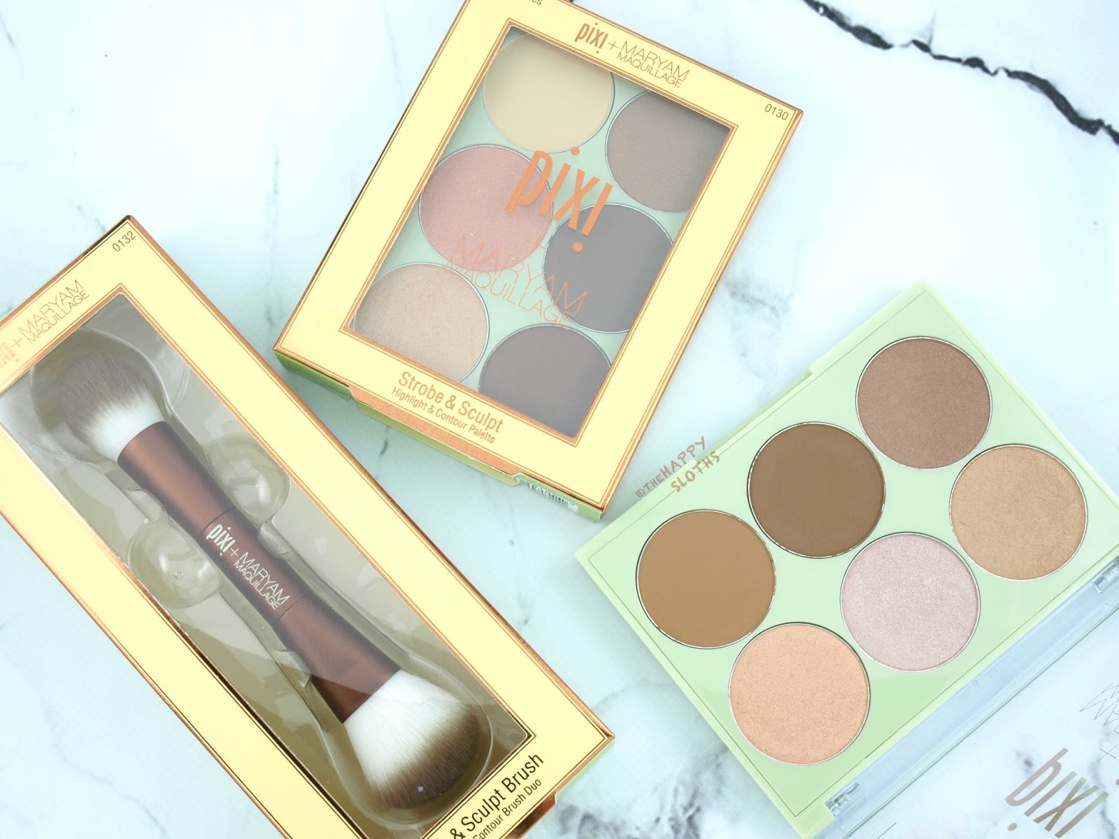 Pixi + Maryam Maquillage Collaboration | Strobe & Sculpt + Strobe & Bronze Palettes: Review and Swatches