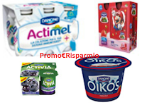 Logo Buoni sconto mensili Danone, Activia, Oikos e altri con ViviDanone