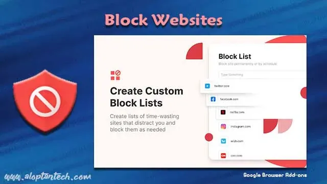 إضافة جوجل كروم لحظر مواقع الويب Block Websites