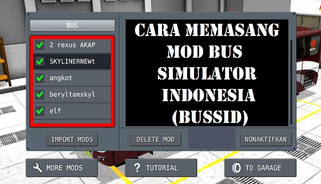 Cara Membuat Mod Bussid