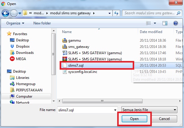 Installasi Modul SMS Gateway Pada SLiMS 