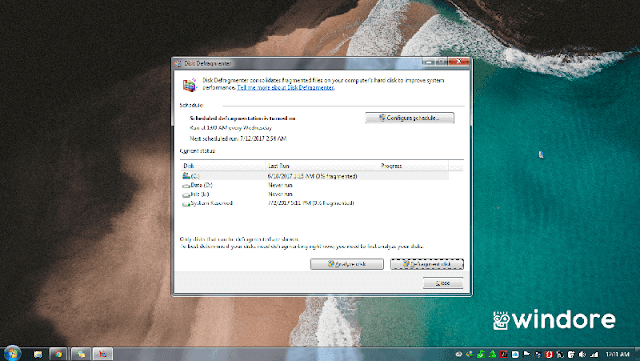 Defrag Harddisk untuk Mempercepat Kinerja PC