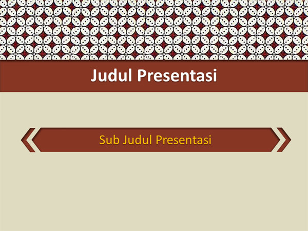 Download Gratis Theme PowerPoint Batik  Android Gratis