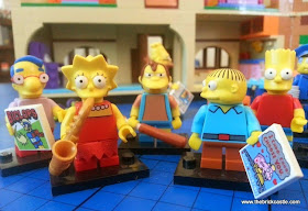 LEGO Simpsons Children Millhouse, Lisa, Bart, Nelson, Ralph minifigures