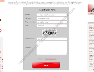 rebet instaforex - registration