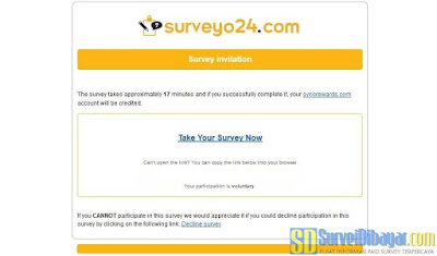 ndangan survey online dari Surveyo24 | SurveiDibayar.com