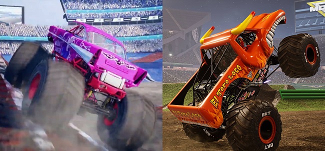 Monster Truck Championship vs Monster Jam Steel Titans