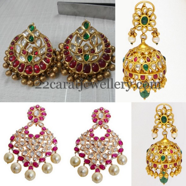 Kundan Chandbalis and Pretty Jhumkas