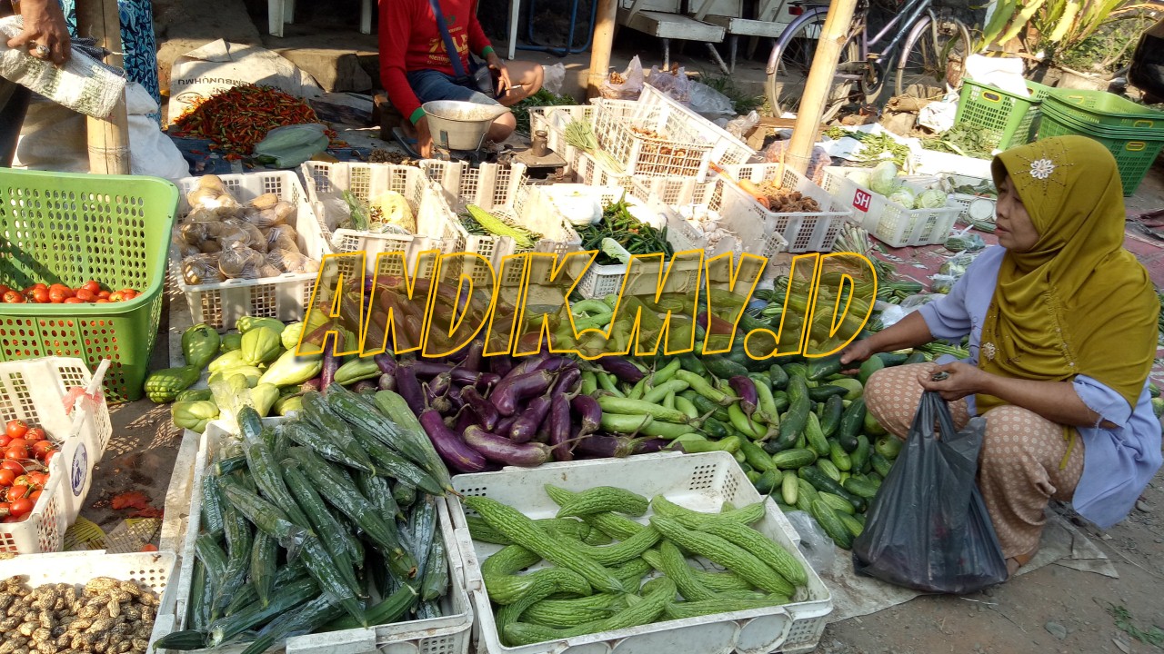 Kumpulan Foto Pedagang Sayur Di Pasar Tradisional andik 