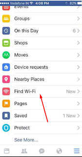 تعرف علي هذه الإضافة الجديدة من فيس بوك لعرض شبكات الواي فاي المجانية والمفتوحة القريبه منك