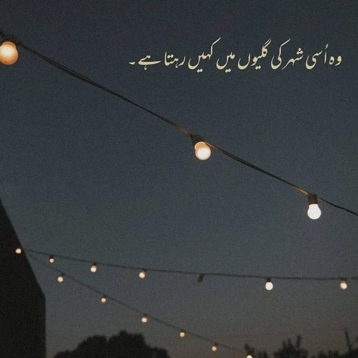 Sad poetry Instagram in Urdu