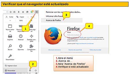 Configurar la seguridad básica del navegador (FireFox)