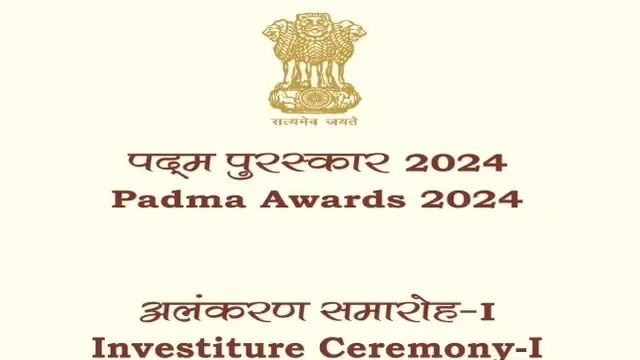 PRESIDENT OF INDIA PRESENTS PADMA AWARDS 2024