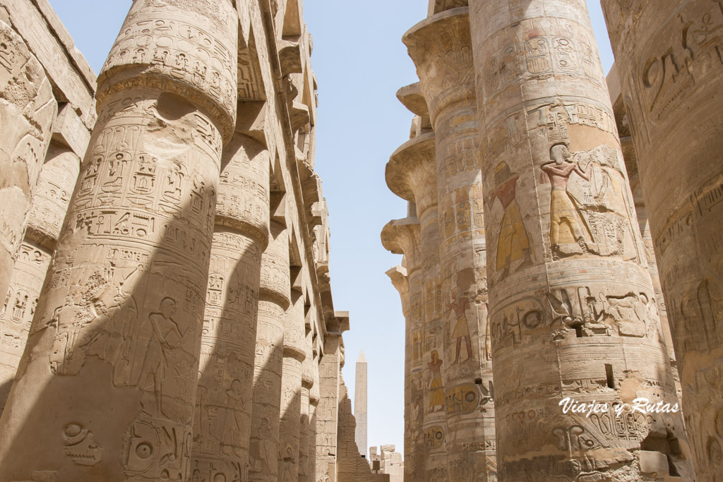 Sala Hipóstila del Templo de Karnac, Egipto