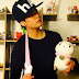 Check out f(x) Amber's picture with her Puppycat