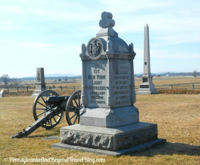 Gettysburg Battlefield - 1st New York Light Artillery Monument