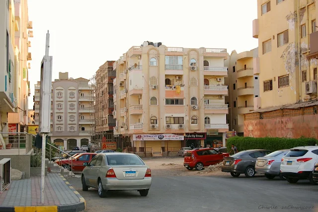 Hurghada wygląd miasta, Al Fondok street Hurghada