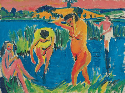  Ernst Ludwig Kirchner - Quatre baigneuses,1910  