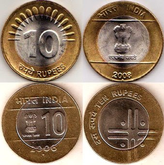 10 Rupees Coin Of India