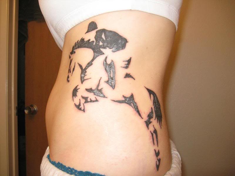 Here are a few equine inspired tattoos that impressed me with their detail 