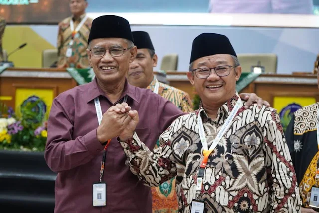 Haidar Nashir Pimpin Kembali Ketua Umum PP Muhammadiyah Masa Bakti 2022-2027