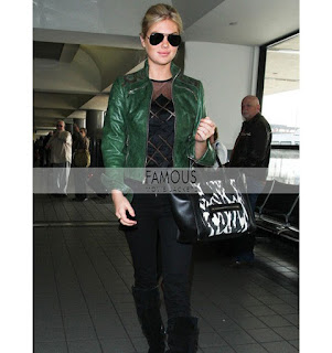 Kate Upton  Leather Jacket