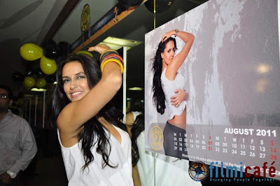 Neha Dhupia Launches Gold Gym Calendar Photos