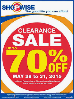 SHOPWISE Clearance Sale, sale, promos, super sale, clearance sale