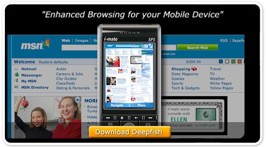 New revolutionary browsing for Windows Mobile phones