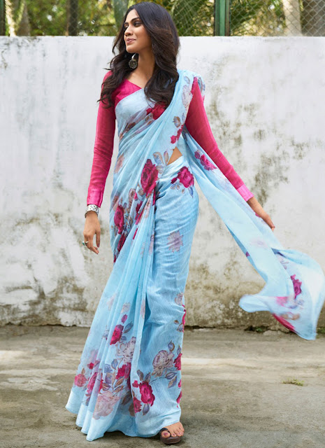 Printed Saree